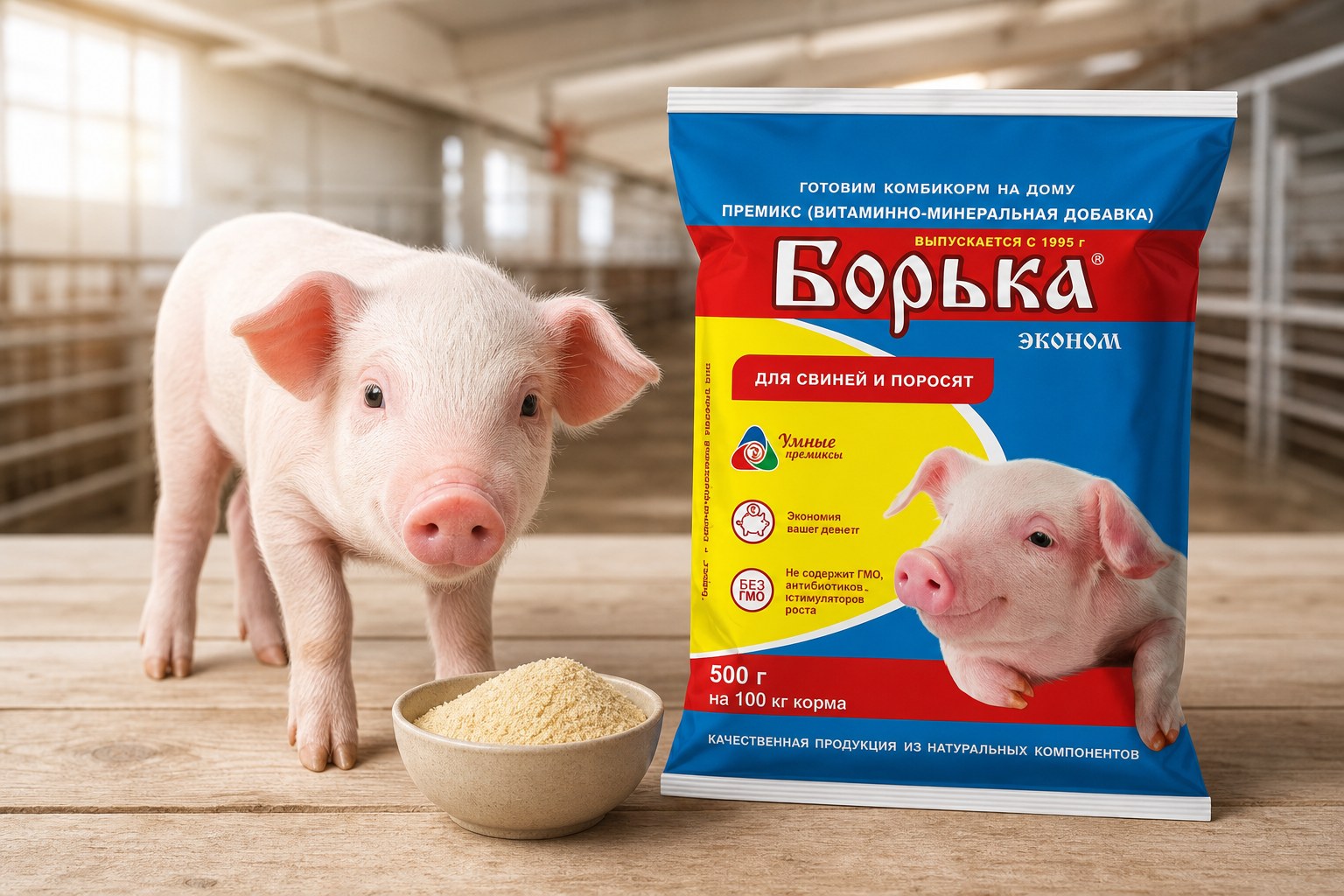 Премиксы для свиней