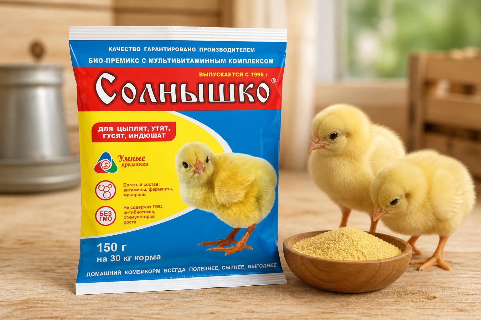 Премикс Солнышко для цыплят